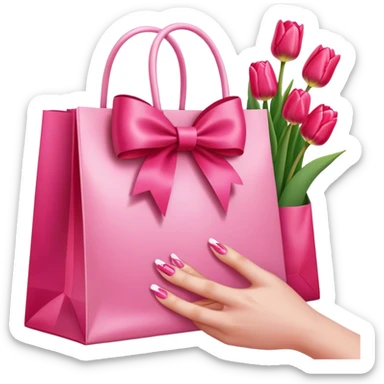 🎀💕💅🏻🌷🛍️ sticker