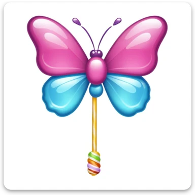 Sucette avec un noeud papillon sticker