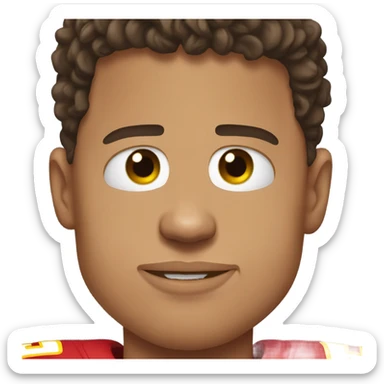 Patrick mahomes crying so hard sticker