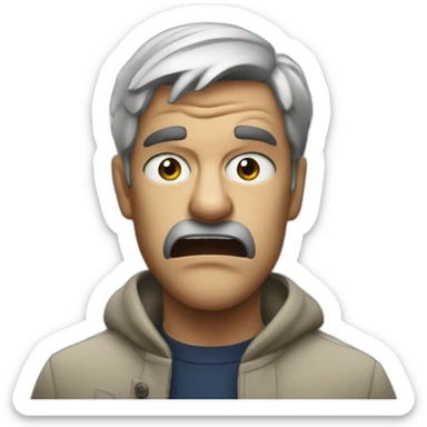 angry parisian sticker