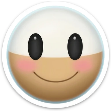 agua de horchata con manos, piernas y ojos amigbale sticker