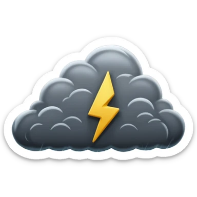 Storm Scene sticker