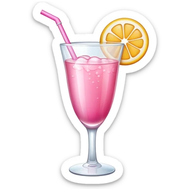 Pink drinks sticker
