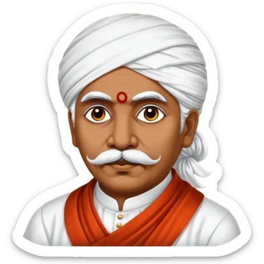 bharathiyar tamil poet sticker