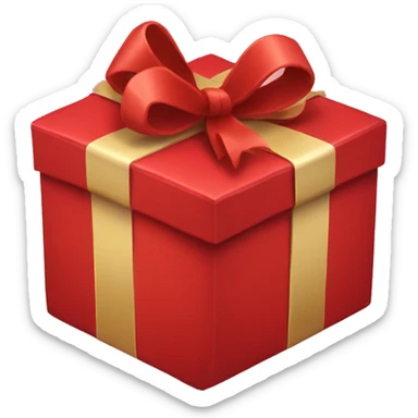 RED GIFTBOX sticker