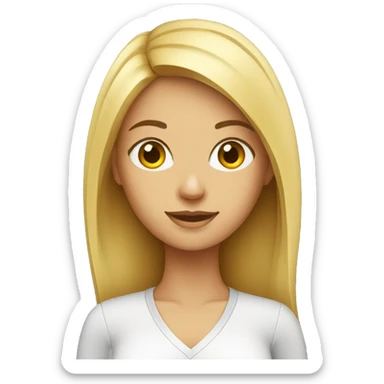 marketing girl sticker