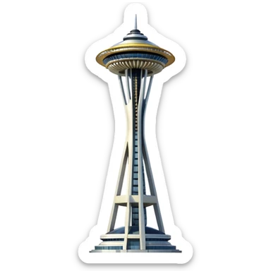 Space needle sticker