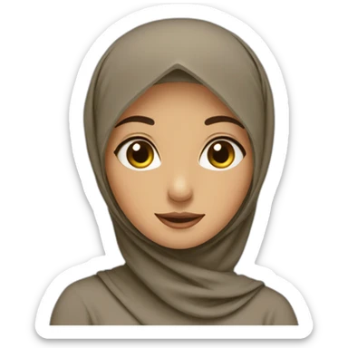 jilbab sticker