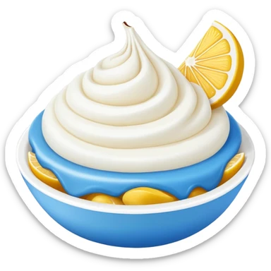 Un círculo azul con una palomita en medio sticker