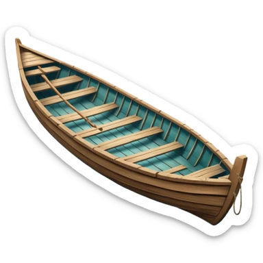 underwater row boat sticker