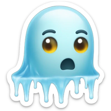 Fantasma con hielo sticker