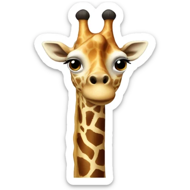 Giraffe sticker
