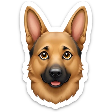 dog pastor aleman sticker