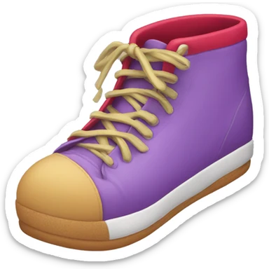shoes in a cover sticker