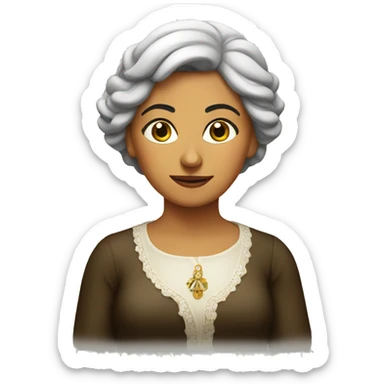 Sicilian woman  sticker