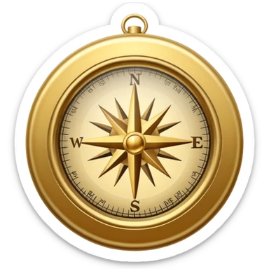 compass sticker