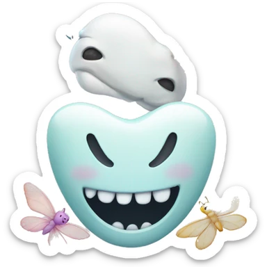 Teeth and fairies sticker
