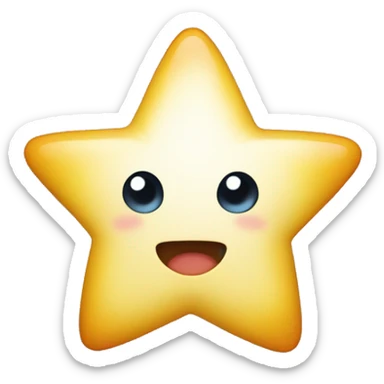 cute star sticker