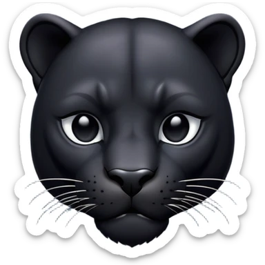 Pantera negra sticker