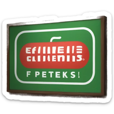 Central Perk sign from Friends sticker