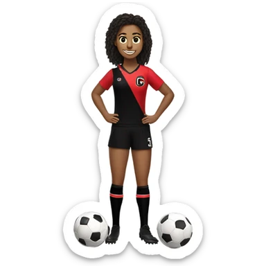 University of Georgia soccer player sticker