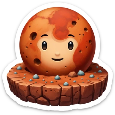 mars fron cosmos sticker