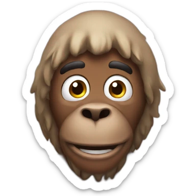 Singe sur singe sticker