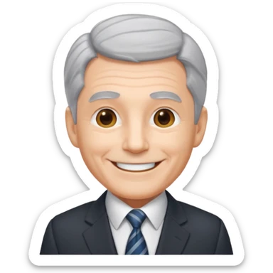 senior business man sticker