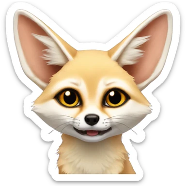 fennec fox sticker