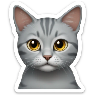 kulaklıklı kedi sticker