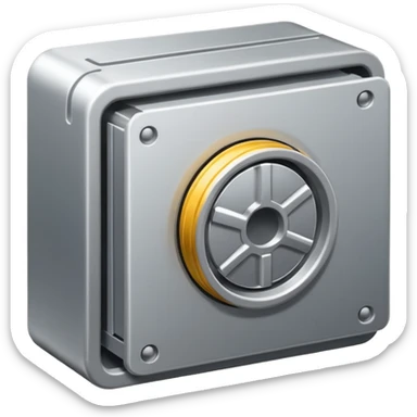 mac os compression archive icon, cmechanical press sticker