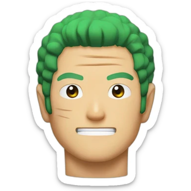Roronoa zoro from one piece sticker