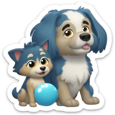 bluey and bingo sticker
