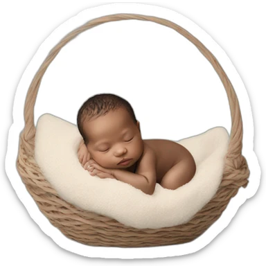 Newborn photosession sticker