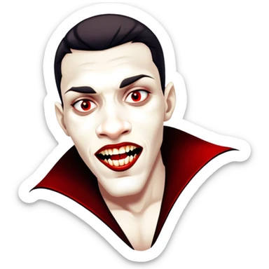 Vampire sticker