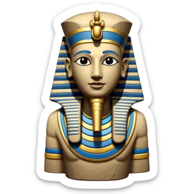 a statue of Ramses II sticker
