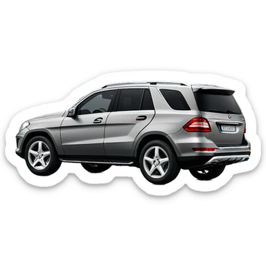 2011 Mercedes suv grey sticker