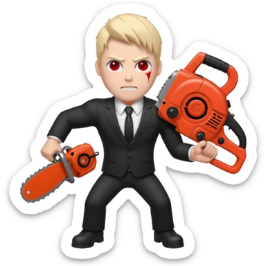 Chainsaw man sticker