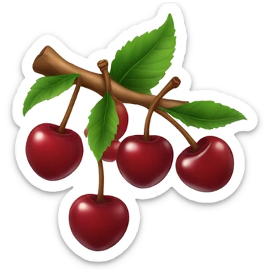 cherries sticker