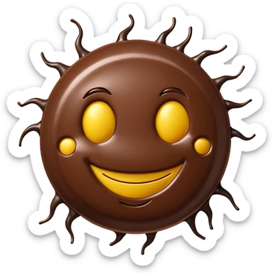 Smiley choc électrique sticker