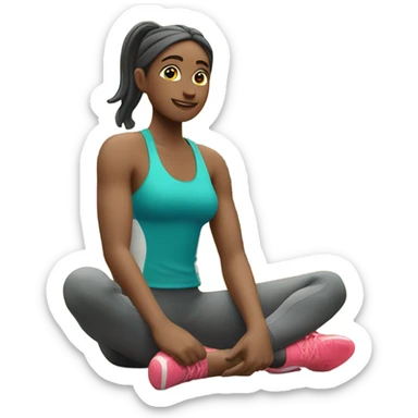 Morning exercise  sticker