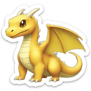 POKEMON Dragonite sticker