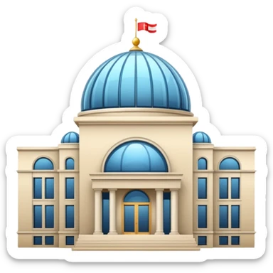 embassy building with a dome, no flag sticker