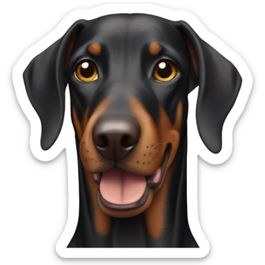 Doberman sticker