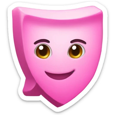 pink check mark sticker