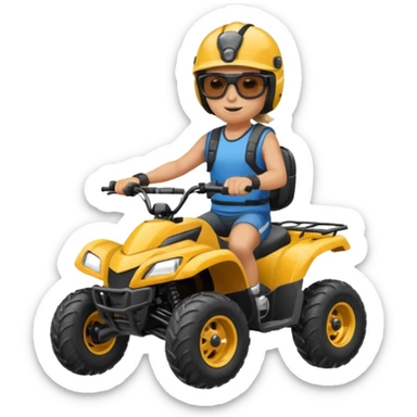 Atv ride sticker