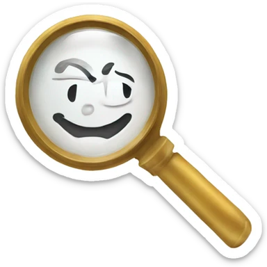 magnifying glass with a discount label sticker