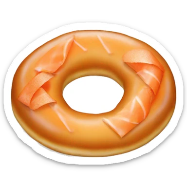 Lox bagel sticker