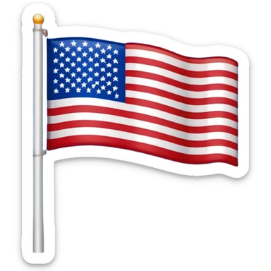 Pledge of allegiance flag sticker