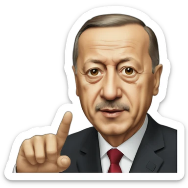 Recep Tayyip Erdogan sticker